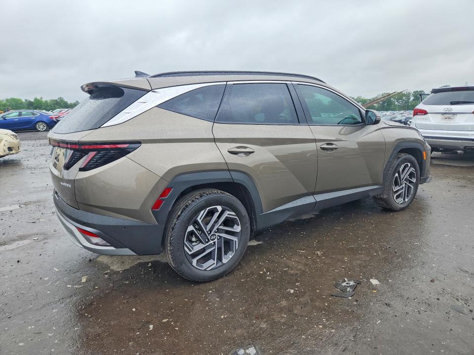 2025 Hyundai Tucson VIN KM8JEDD1XSU360755 COPART salvage auction — FRONT END, Va - Cert Of Title - Salvage, sold $200 on 2026-07-29 (photo 3)