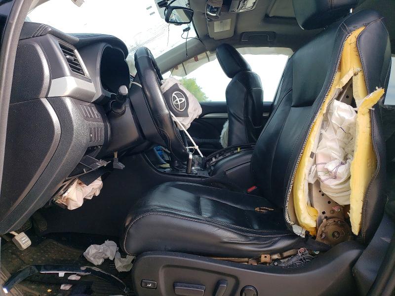 2016 Toyota Highlander VIN 5TDJKRFH1GS289655 COPART salvage auction — FRONT END, Ma - Cert Of Title-Reconstrctd Coll, sold $2,300 on 2026-07-22 (photo 7)