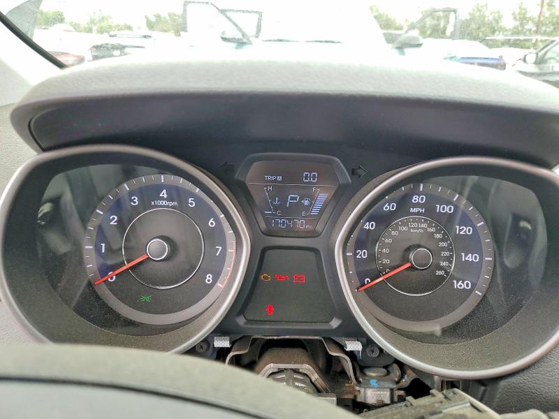 2015 Hyundai VIN 5NPDH4AE6FH599378 COPART salvage auction — VANDALISM, Ca - Salvage Certificate, sold $675 on 2026-07-02 (photo 9)