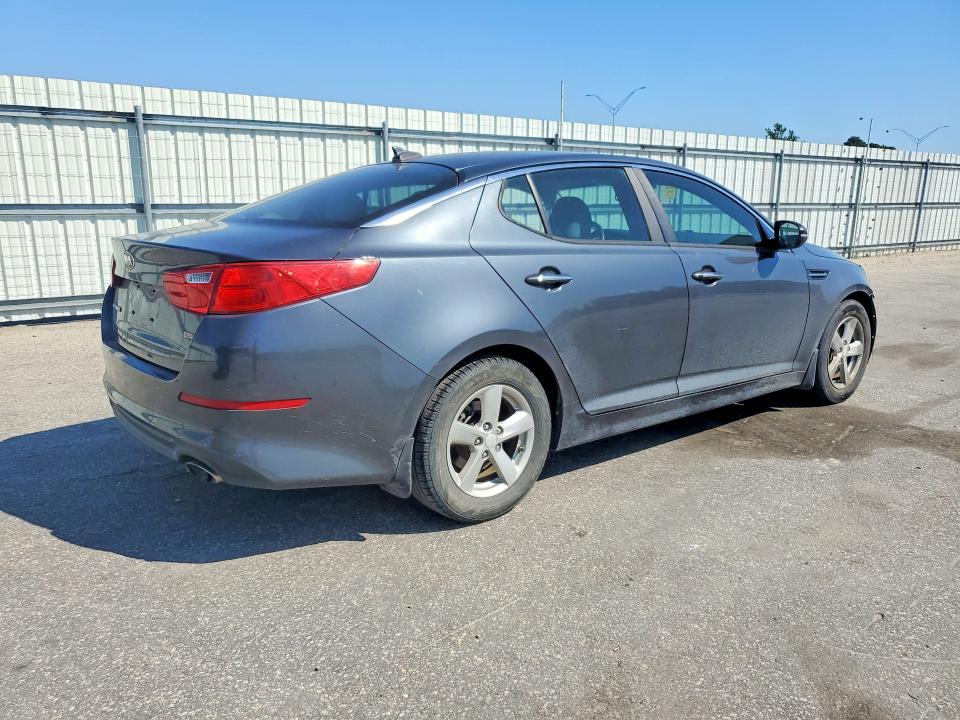 2015 Kia Optima VIN KNAGM4A71F5632262 COPART salvage auction — FRONT END, Nc - Salvage Certificate Of Title, sold $575 on 2026-07-02 (photo 3)