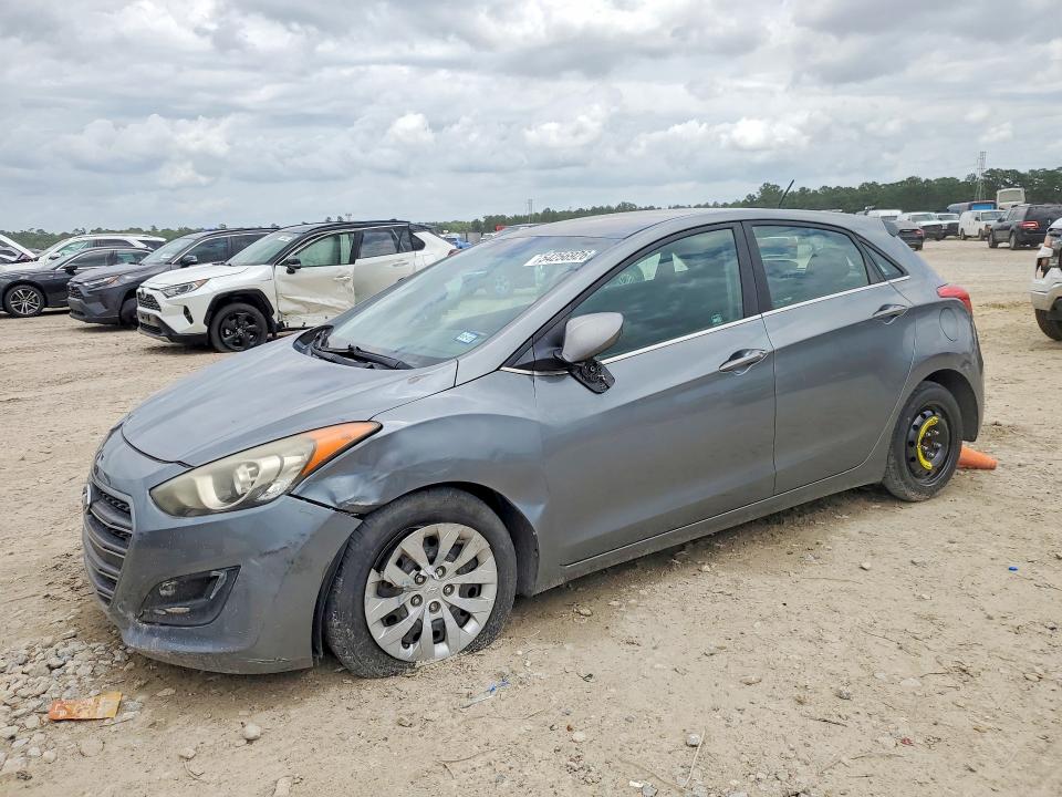 2016 Hyundai Elantra VIN KMHD35LH5GU323434 COPART salvage auction — FRONT END, Tx - Salvage Vehicle Title, sold $1,650 on 2026-07-10 (photo 1)