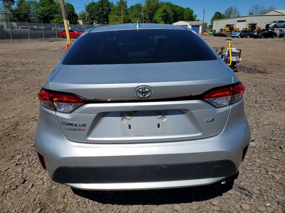 2021 Toyota Corolla VIN JTDEPMAE0MJ186772 COPART salvage auction — FRONT END, Salvage Title, sold $3,650 on 2026-07-20 (photo 6)