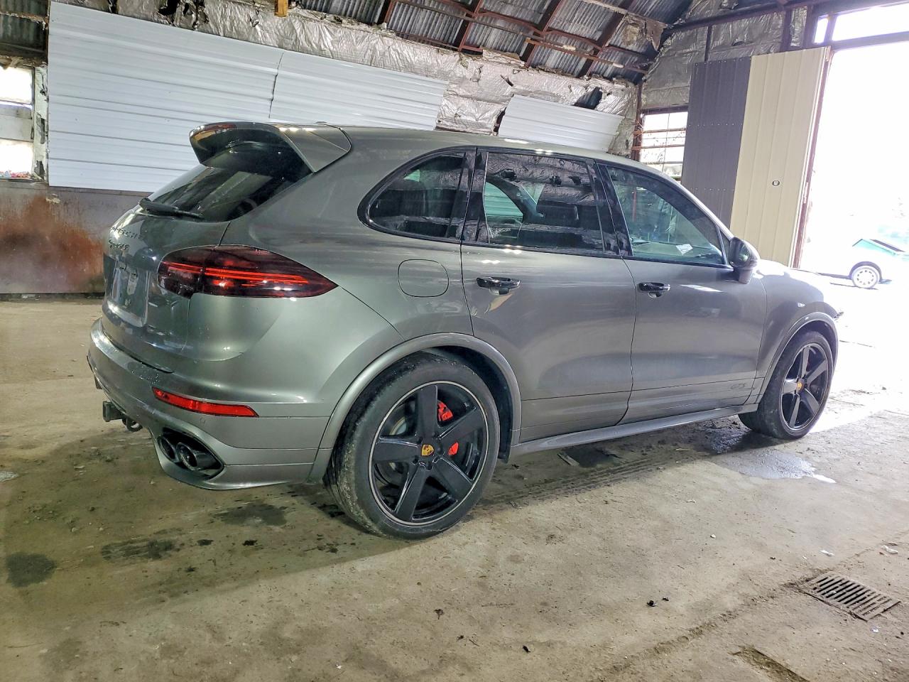 2018 Porsche Cayenne VIN WP1AD2A27JLA80755 COPART salvage auction — Front End, IN - CERT OF TITLE-SALVAGE TITLE (P), sold $14,900 on 2026-07-06 (photo 3)