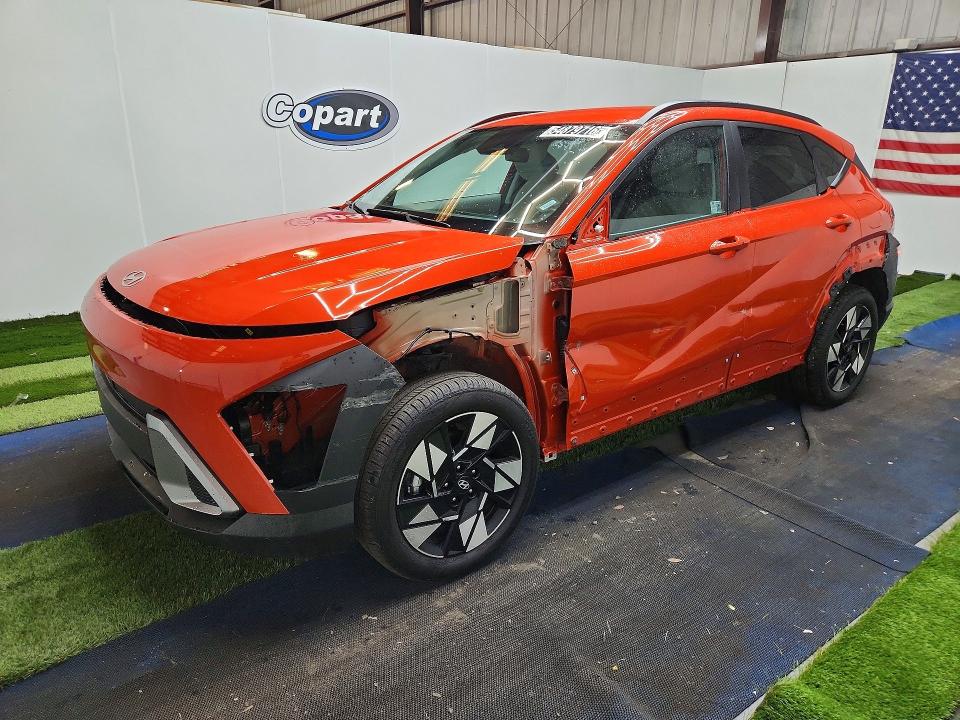 2025 Hyundai Kona VIN KM8HB3AB6SU310210 COPART salvage auction — FRONT END, SC - CERTIFICATE OF TITLE (P), sold $9,500 on 2026-07-15 (photo 1)