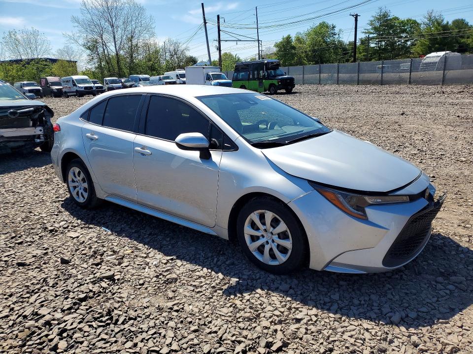 2021 Toyota Corolla VIN JTDEPMAE0MJ186772 COPART salvage auction — FRONT END, Salvage Title, sold $3,650 on 2026-07-20 (photo 4)