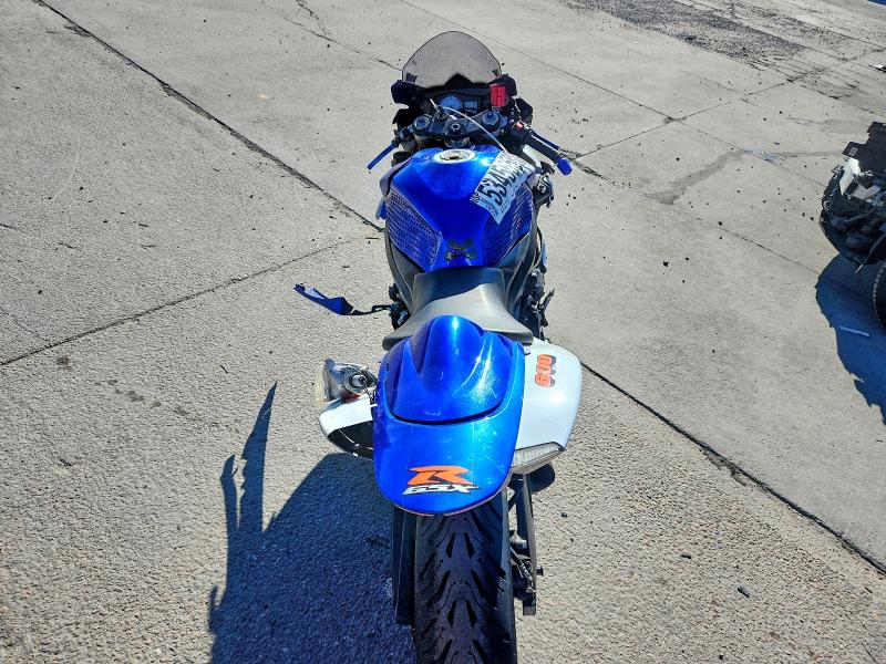 2007 Suzuki Gsx-r600 VIN JS1GN7DA572126956 COPART salvage auction — ROLLOVER, Co - Public - Salvage Title, sold $2,100 on 2026-07-15 (photo 6)