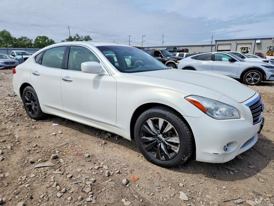 2013 Infiniti VIN JN1BY1AR5DM604214 COPART salvage auction — FRONT END, Wv - Salvage Certificate, sold $1,850 on 2026-07-29 (photo 4)