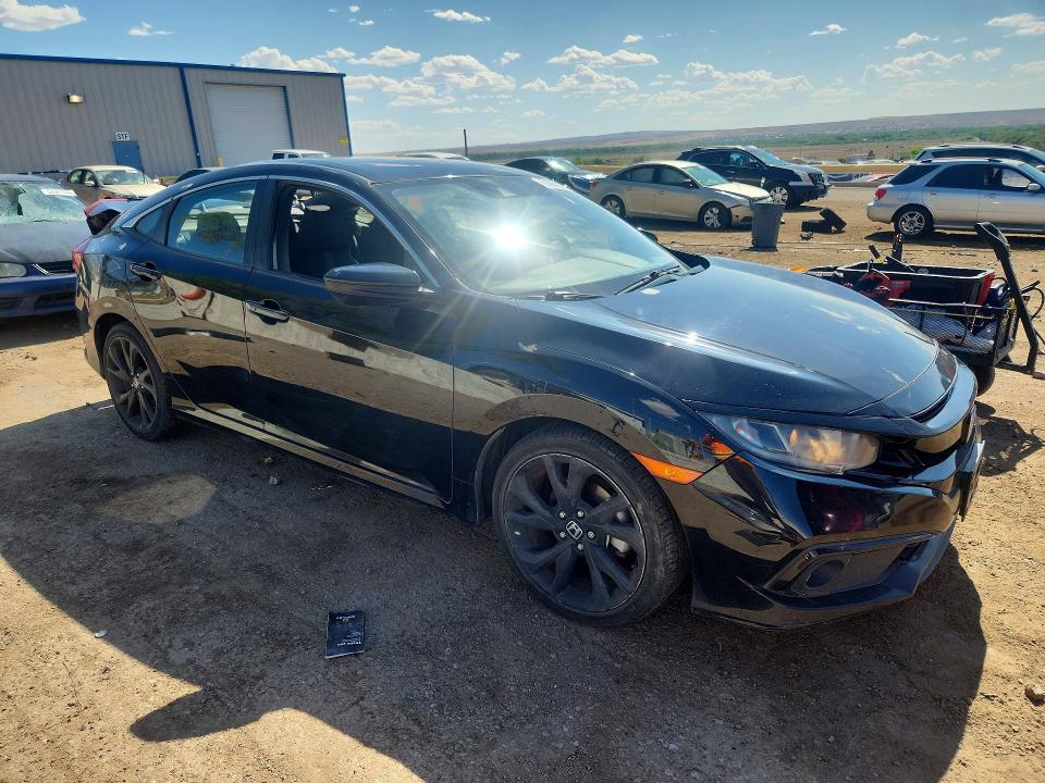 2021 Honda Civic VIN 2HGFC2F87MH503716 COPART salvage auction — REAR END, NM - CERT OF TITLE-SALVAGE, sold $4,600 on 2026-07-02 (photo 4)