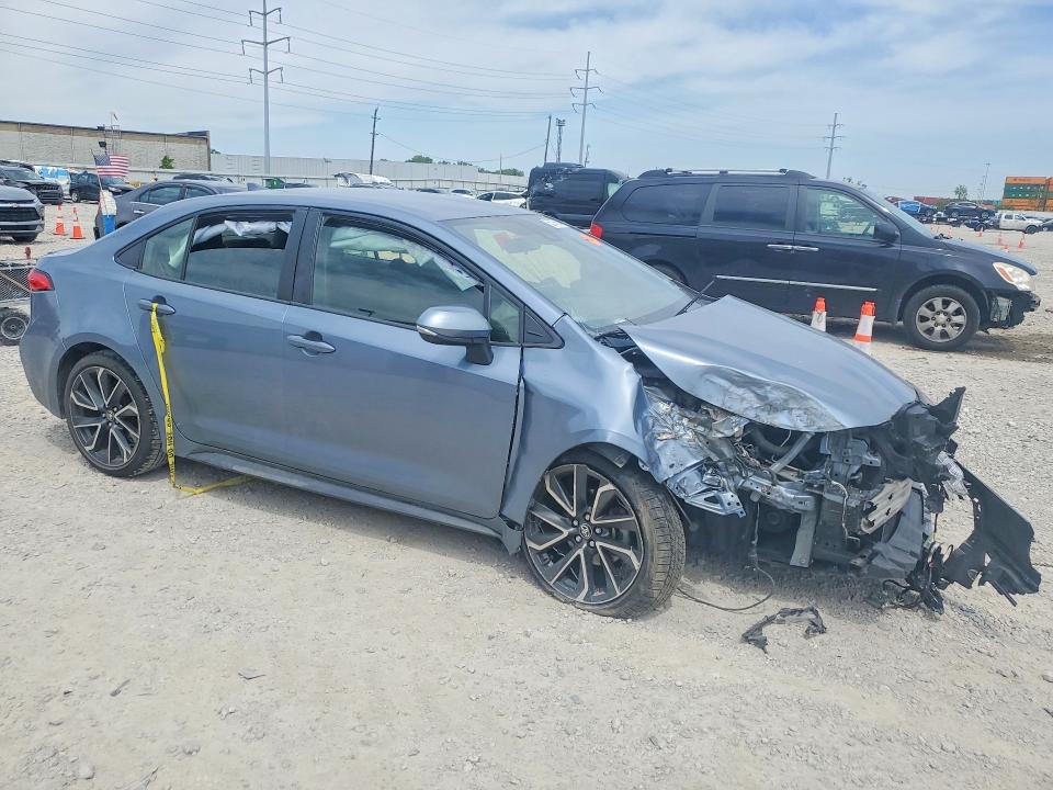 2021 Toyota Corolla VIN JTDS4MCE6MJ063146 COPART salvage auction — FRONT END, Oh - Cert Of Title-Salvage, sold $3,850 on 2026-07-02 (photo 4)