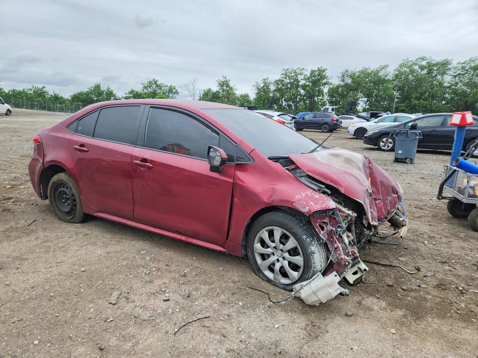 2022 Toyota Corolla VIN JTDEPMAE9NJ199070 COPART salvage auction — FRONT END, Md - Cert Of Salvage > 75% Damage, sold $2,050 on 2026-07-07 (photo 4)