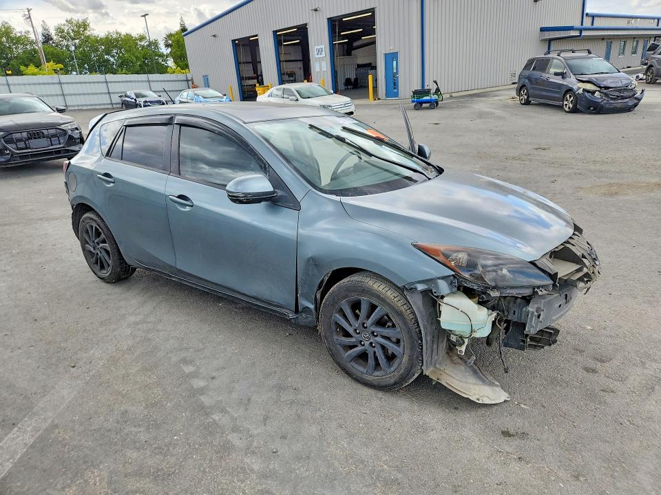 2012 Mazda 3 VIN JM1BL1L85C1671492 COPART salvage auction — REAR END, Ca - Salvage Certificate, sold $100 on 2026-07-28 (photo 4)