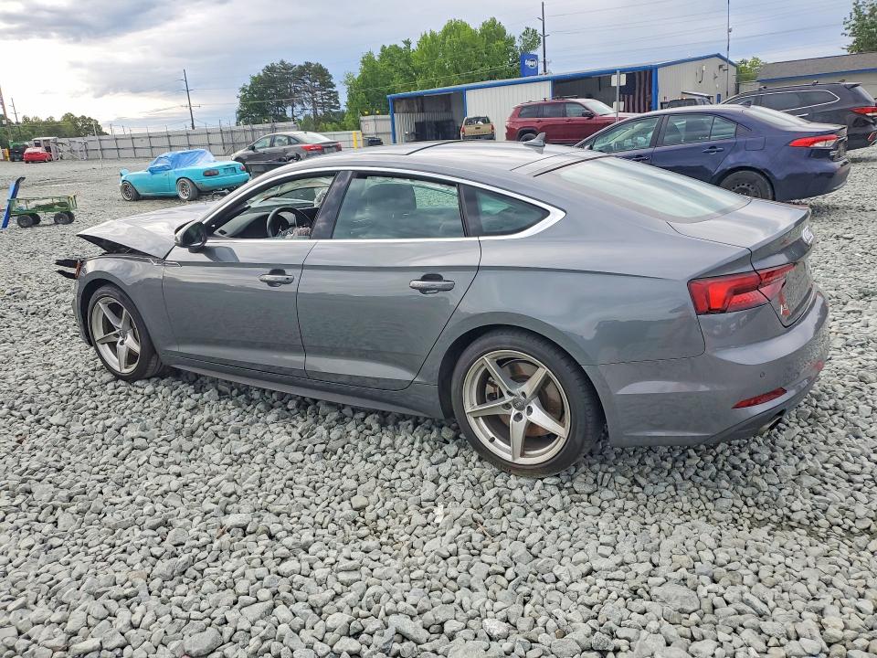 2018 Audi A5 VIN WAUENCF56JA090338 COPART salvage auction — FRONT END, Nc - Salvage Certificate Of Title, sold $4,100 on 2026-07-08 (photo 2)
