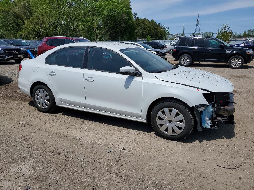 2015 Volkswagen Jetta VIN 3VW2K7AJ1FM326069 COPART salvage auction — FRONT END, On - Permit No Brand - Unfit, sold $1,200 on 2026-07-02 (photo 4)