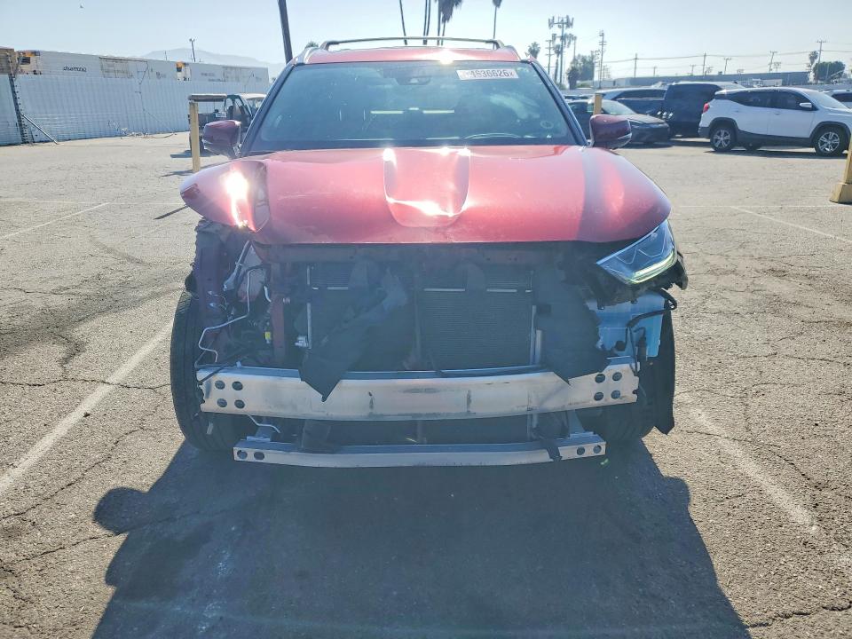 2023 Toyota Highlander VIN 5TDKDRBH9PS023496 COPART salvage auction — FRONT END, Ca - Salvage Certificate, sold $18,100 on 2026-07-10 (photo 5)