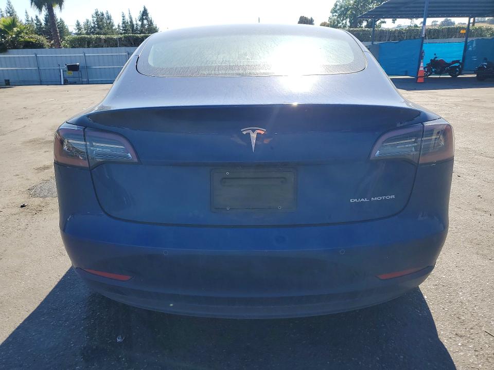 2021 Tesla VIN 5YJ3E1EB9MF032855 COPART salvage auction — FRONT END, Ca - Salvage Certificate, sold $4,650 on 2026-07-02 (photo 6)