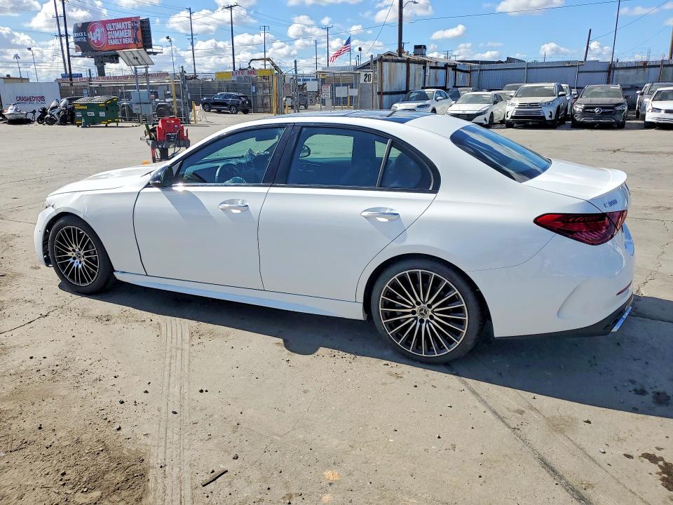 2022 Mercedes-benz C class VIN W1KAF4GB9NR064323 COPART salvage auction — FRONT END, CA - SALVAGE CERTIFICATE (P), sold $12,900 on 2026-07-27 (photo 2)