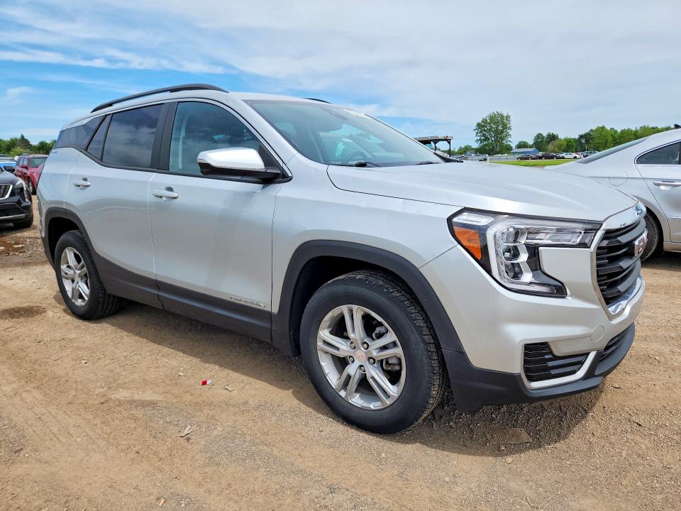 2022 Gmc Terrain VIN 3GKALTEV6NL249953 COPART salvage auction — HAIL, Oh - Cert Of Title-Salvage, sold $10,700 on 2026-07-06 (photo 4)