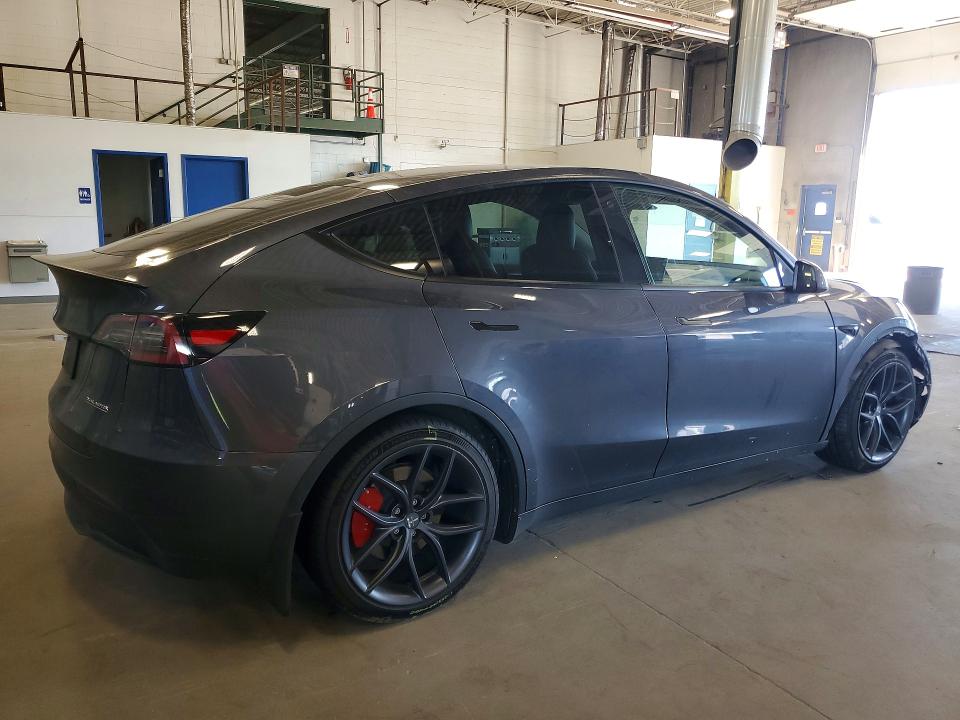 2023 Tesla Model y VIN 7SAYGDEF2PF600553 COPART salvage auction — FRONT END, Mn - Cert Of Title-Salvage, sold $8,300 on 2026-07-30 (photo 3)