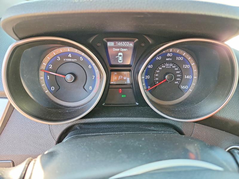 2013 Hyundai Elantra VIN KMHD35LE6DU130632 COPART salvage auction — FRONT END, Ma - Cert Of Title-Reconstrctd Coll, sold $800 on 2026-07-02 (photo 9)