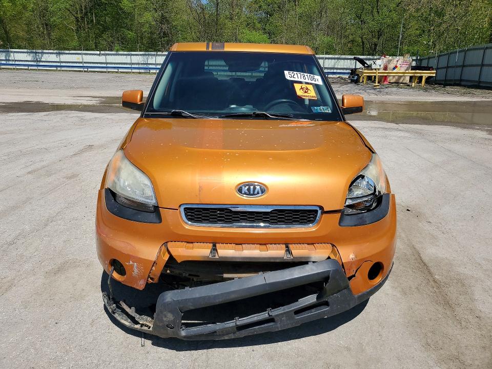 2010 Kia Soul VIN KNDJT2A22A7107339 COPART salvage auction — FRONT END, Oh - Cert Of Title-Salvage, sold $90 on 2026-07-23 (photo 5)