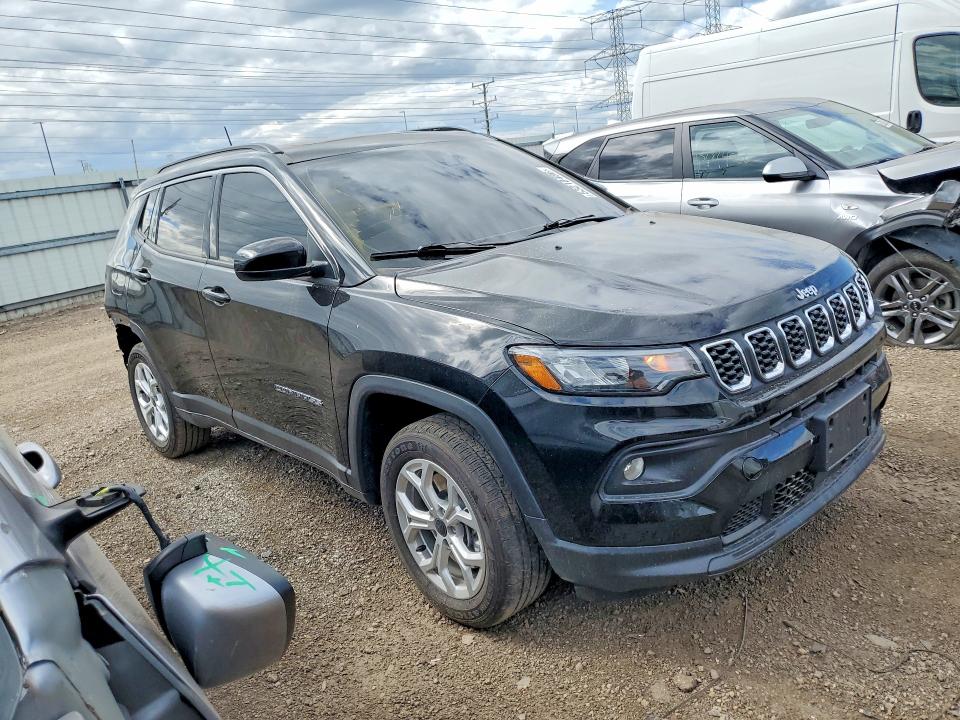 2025 Jeep Compass VIN 3C4NJDBN5ST548844 COPART salvage auction — REAR END, Il - Salvage Certificate, sold $7,800 on 2026-07-28 (photo 4)