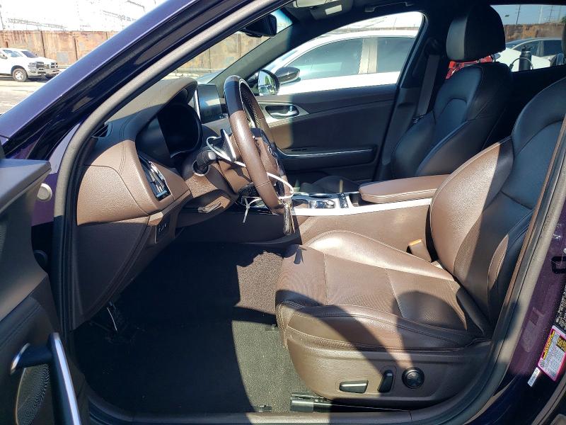 2020 Kia Stinger VIN KNAE35LCXL6084973 COPART salvage auction — REAR END, Ca - Salvage Certificate, sold $8,100 on 2026-07-31 (photo 7)