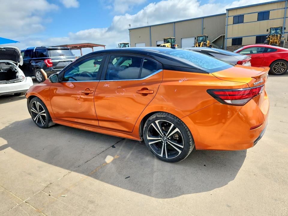 2020 Nissan Sentra VIN 3N1AB8DV1LY260049 COPART salvage auction — FRONT END, Tx - Salvage Vehicle Title, sold $2,100 on 2026-07-02 (photo 2)