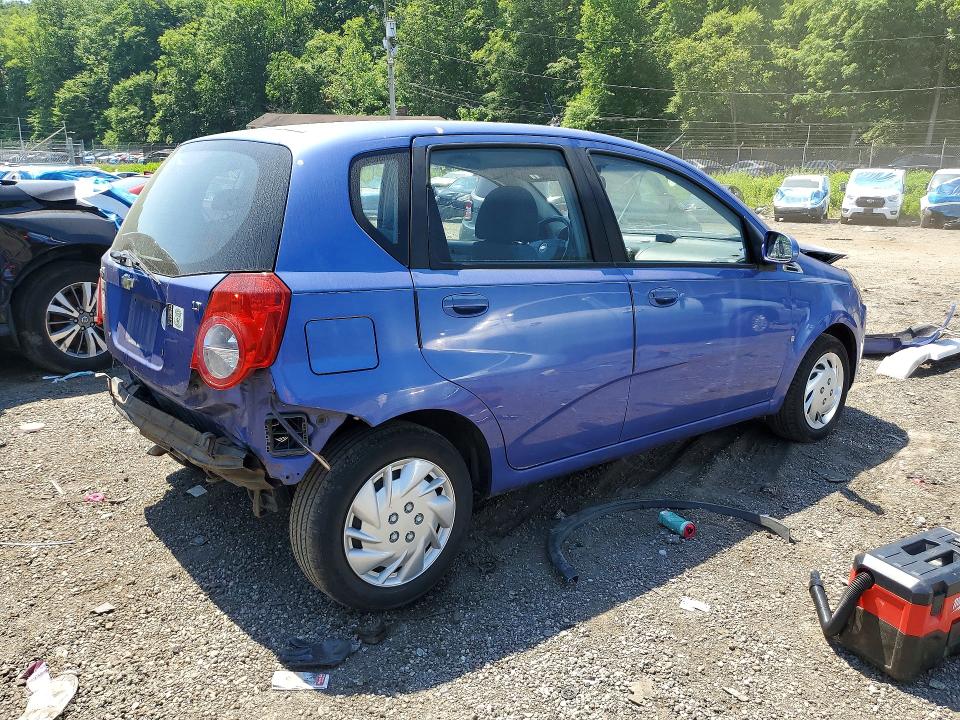 2009 Chevrolet Aveo VIN KL1TD66EX9B620919 COPART salvage auction — FRONT END, Md - Cert Of Salvage > 75% Damage, sold $325 on 2026-07-14 (photo 3)