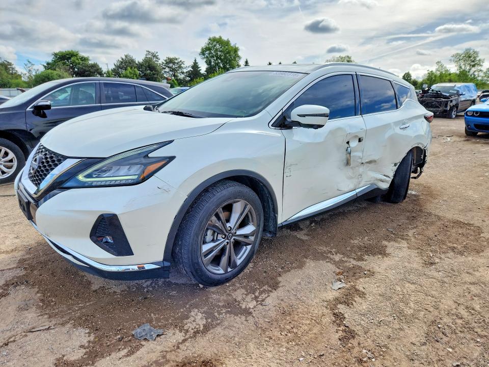 2023 Nissan Murano VIN 5N1AZ2DSXPC118949 COPART salvage auction — SIDE, Il - Salvage Certificate, sold $7,500 on 2026-07-02 (photo 1)