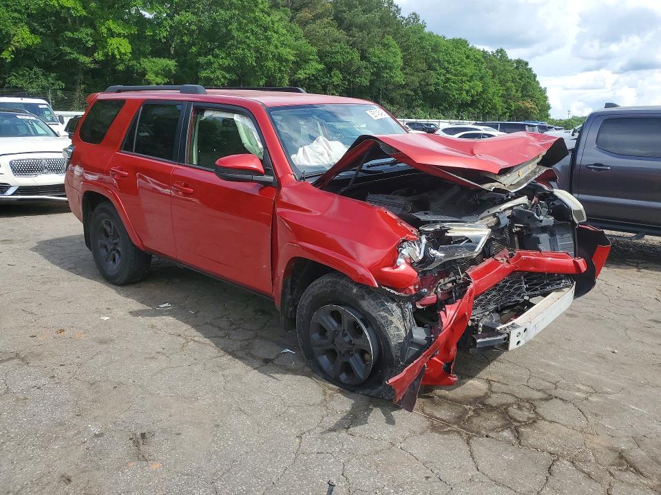 2016 Toyota 4runner VIN JTEZU5JR9G5116456 COPART salvage auction — FRONT END, GA - CERT OF TITLE-SALVAGE, sold $4,750 on 2026-07-31 (photo 4)