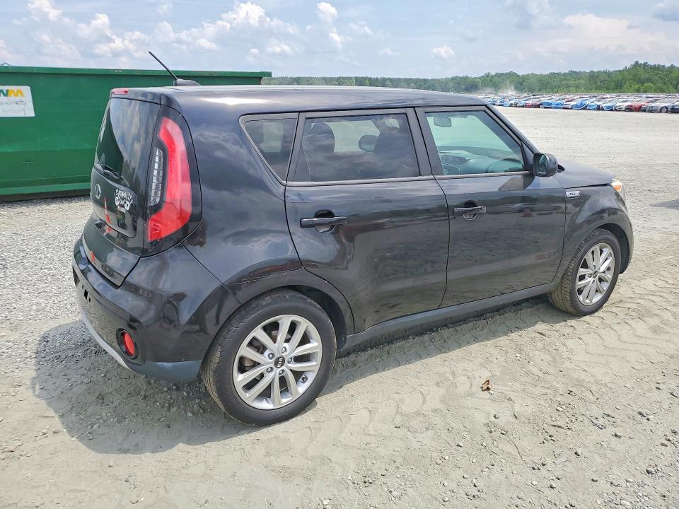 2017 Kia Soul VIN KNDJP3A53H7497771 COPART salvage auction — FRONT END, Sc - Cert Of Title-Salvage, sold $850 on 2026-07-13 (photo 3)