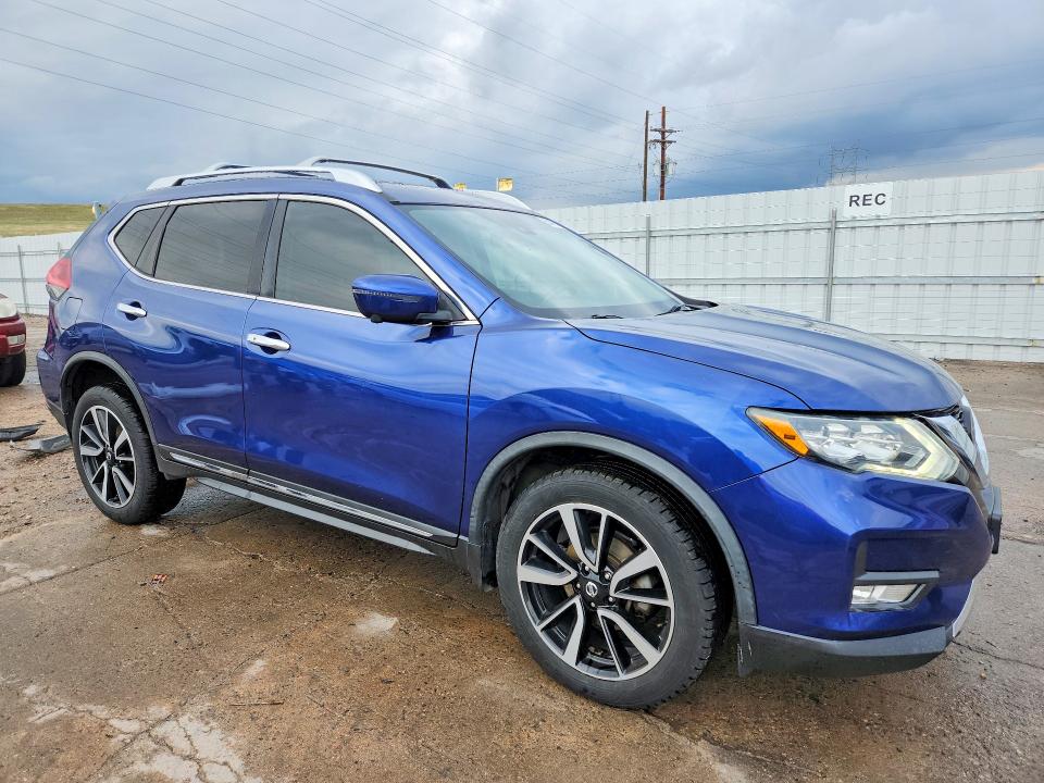 2018 Nissan Rogue VIN JN8AT2MV0JW350695 COPART salvage auction — SIDE, Co - Public - Salvage Title, sold $4,000 on 2026-07-08 (photo 4)