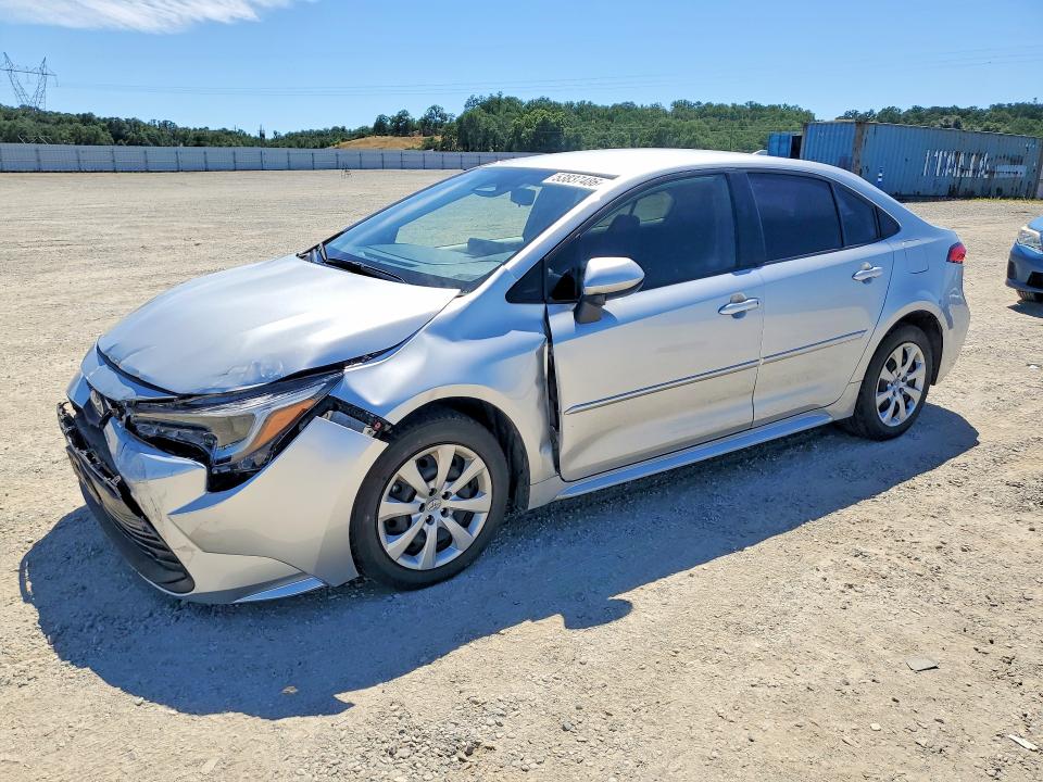 2024 Toyota Corolla VIN JTDBCMFE3R3060117 COPART salvage auction — FRONT END, CA - JUNK RECEIPT, sold $4,550 on 2026-07-31 (photo 1)