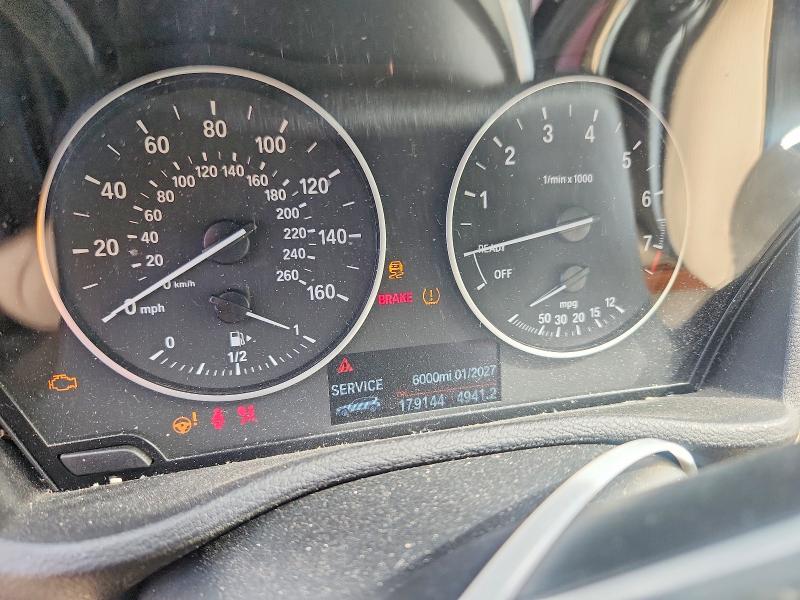 2017 BMW X1 VIN WBXHU7C3XH5H36275 COPART salvage auction — FRONT END, Nv - Salvage Title, sold $350 on 2026-07-23 (photo 9)