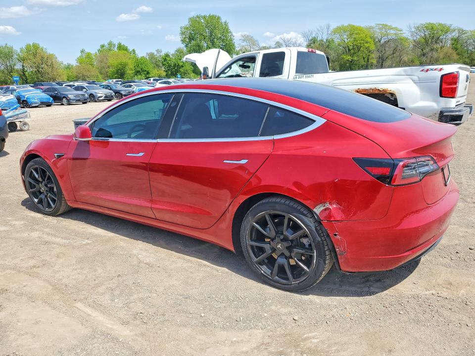 2018 Tesla Model 3 VIN 5YJ3E1EB4JF132874 COPART salvage auction — REAR END, Ia - Cert Of Title-Salvage Title, sold $13,800 on 2026-07-17 (photo 2)