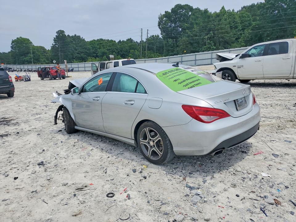 2014 Mercedes-benz Cla-klasse VIN WDDSJ4EB7EN041037 COPART salvage auction — FRONT END, GA - CERT OF TITLE-SALVAGE (P), sold $500 on 2026-07-27 (photo 2)