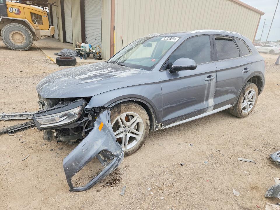 2018 Audi Q5 VIN WA1ANAFY0J2095846 COPART salvage auction — FRONT END, Tx - Salvage Vehicle Title, sold $2,500 on 2026-07-29 (photo 1)