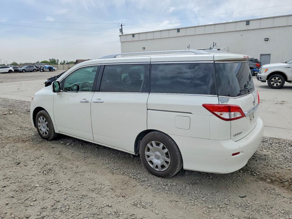 2012 Nissan Quest VIN JN8AE2KP5C9038288 COPART salvage auction — FRONT END, Ut - Salvage Certificate, sold $550 on 2026-07-06 (photo 2)