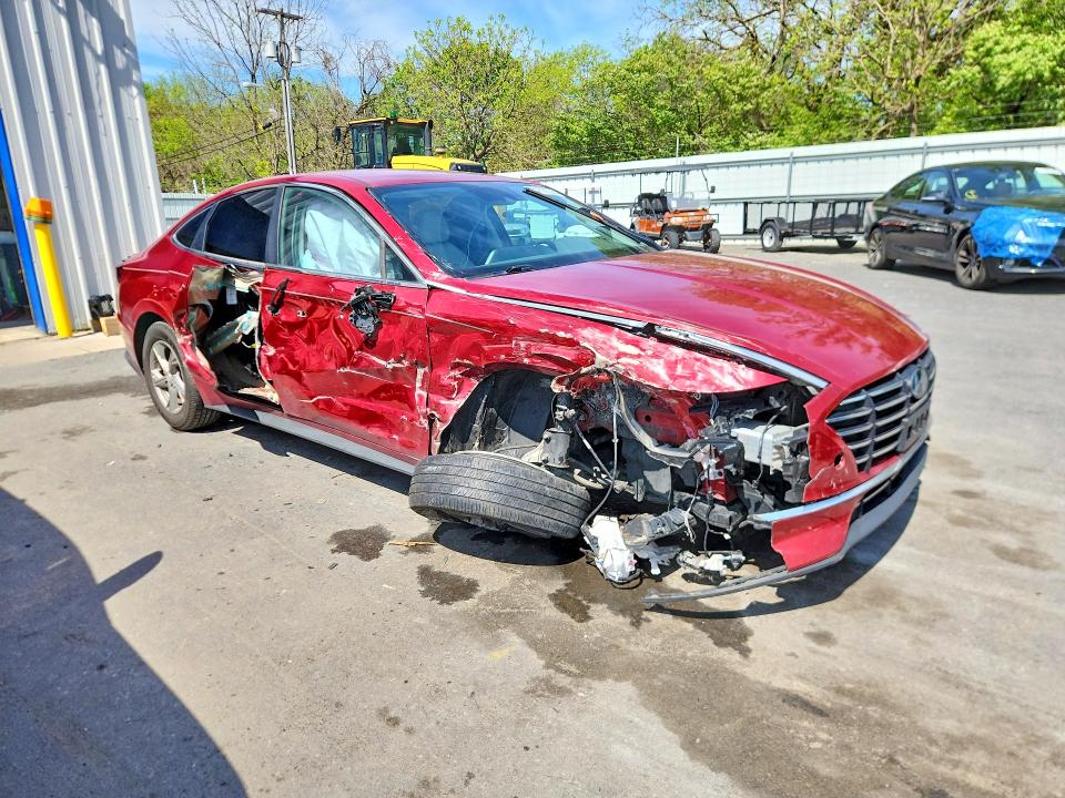 2023 Hyundai Sonata VIN KMHL24JA5PA319478 COPART salvage auction — FRONT END, Pa - Certificate Of Salvage, sold $3,700 on 2026-07-14 (photo 4)