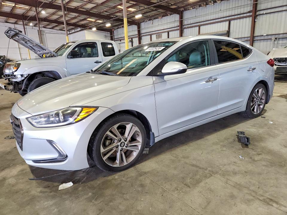 2017 Hyundai Elantra VIN 5NPD84LF8HH023221 COPART salvage auction — FRONT END, Mt - Certificate Of Title, sold $2,700 on 2026-07-20 (photo 1)
