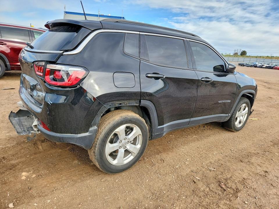 2020 Jeep Compass VIN 3C4NJDBB2LT145315 COPART salvage auction — REAR END, Co - Salvage Title, sold $275 on 2026-07-22 (photo 3)