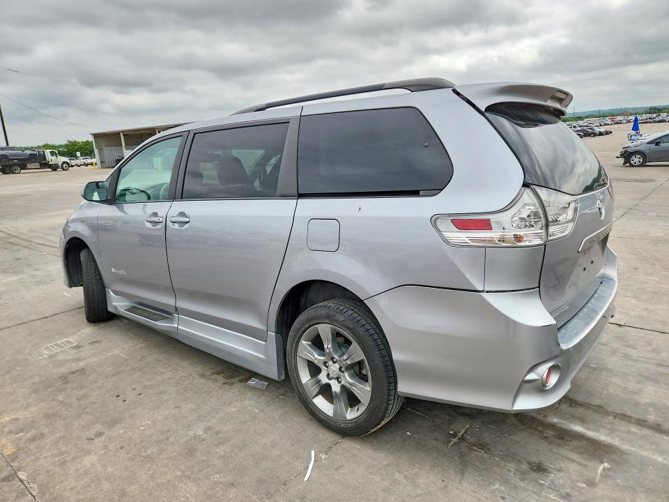 2012 Toyota Sienna VIN 5TDXK3DC8CS246889 COPART salvage auction — SIDE, Tx - Salvage Vehicle Title, sold $2,000 on 2026-07-02 (photo 2)