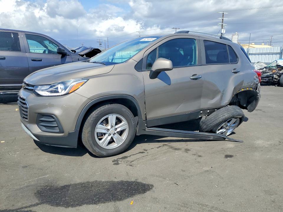 2022 Chevrolet Trax VIN KL7CJLSM0NB512572 COPART salvage auction — REAR END, Ca - Salvage Certificate, sold $2,600 on 2026-07-15 (photo 1)