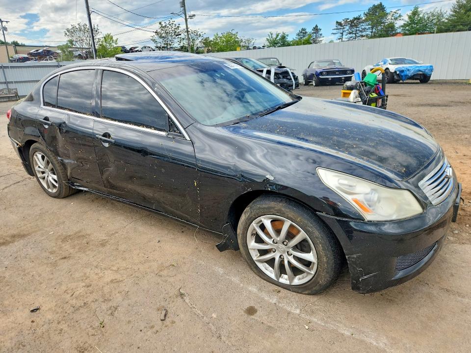 2008 Infiniti G35 VIN JNKBV61F18M273578 COPART salvage auction — SIDE, CT - CERT OF TITLE-SALVAGE, sold $500 on 2026-07-31 (photo 4)
