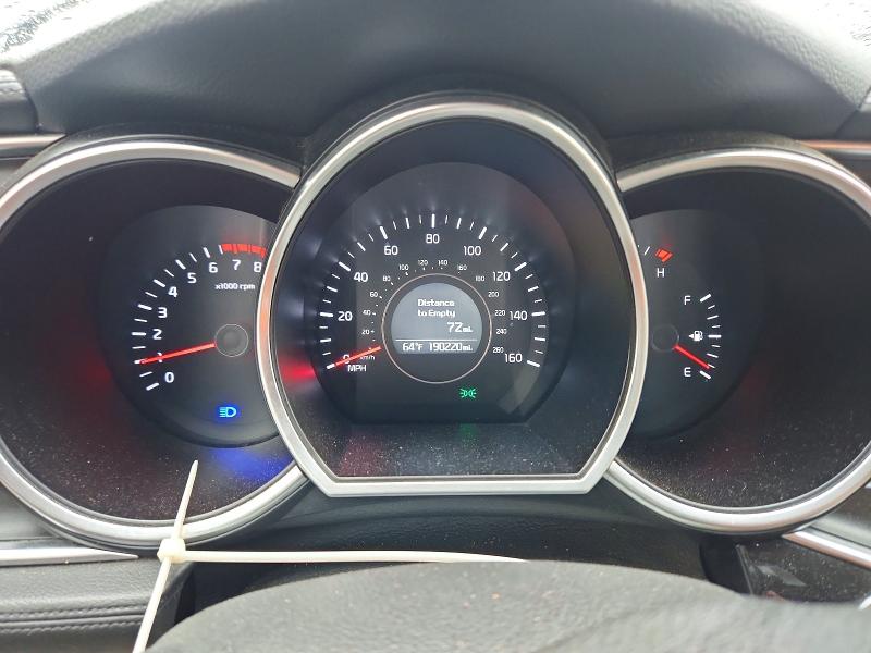 2014 Kia VIN 5XXGN4A75EG322755 COPART salvage auction — REAR END, Nc - Salvage Certificate Of Title, sold $175 on 2026-07-29 (photo 9)
