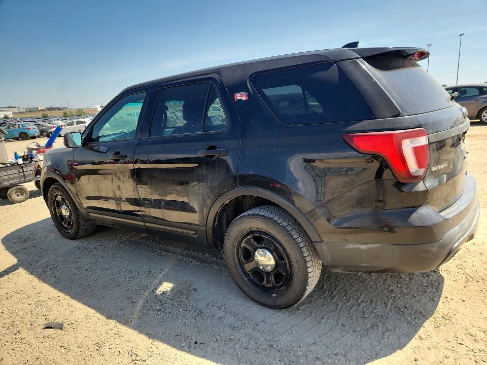 2017 Ford Explorer VIN 1FM5K8AR6HGD25536 COPART salvage auction — SIDE, Ab - Bos - Active, sold $2,500 on 2026-07-09 (photo 2)