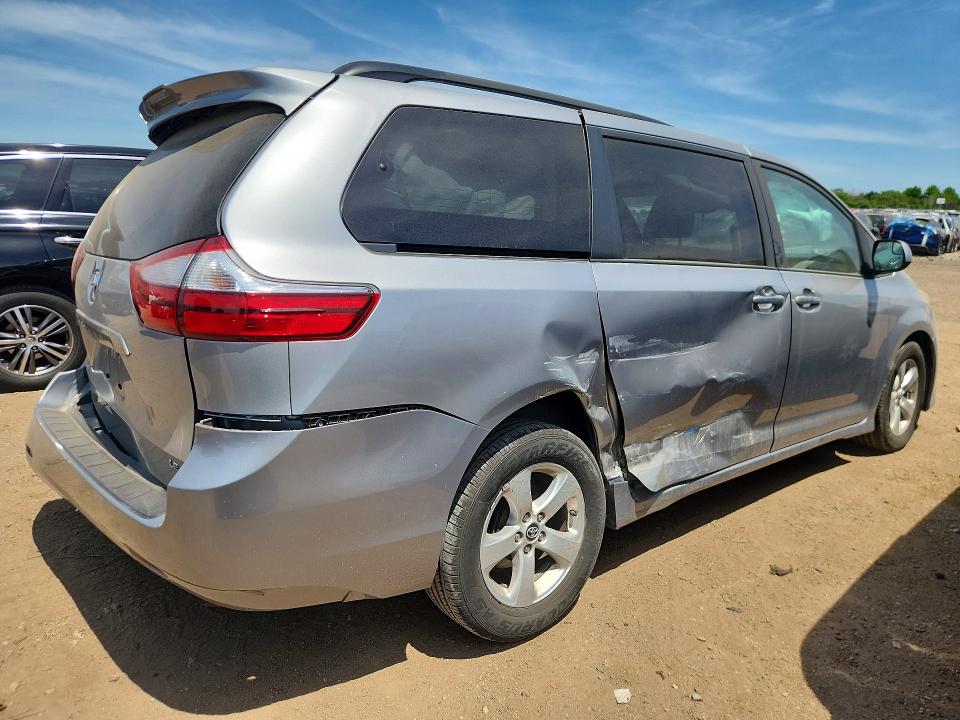 2018 Toyota Sienna VIN 5TDKZ3DC6JS953833 COPART salvage auction — SIDE, Il - Salvage Certificate, sold $9,600 on 2026-07-21 (photo 3)