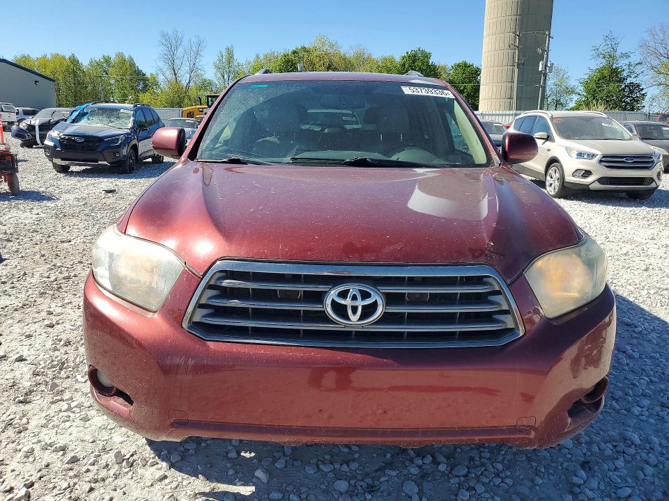 2008 Toyota Highlander VIN JTEES43A282005210 COPART salvage auction — SIDE, Id - Salvage Certificate Of Title, sold $550 on 2026-07-30 (photo 5)