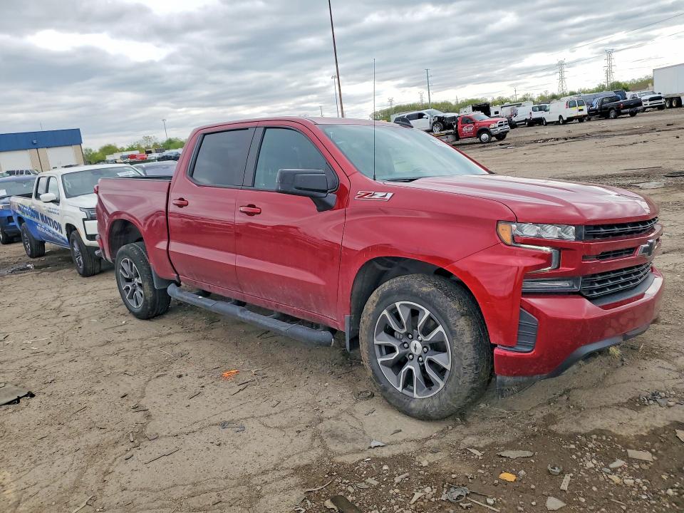2021 Chevrolet Silverado VIN 3GCUYEED2MG433002 COPART salvage auction — FRONT END, MI - CERTIFICATE OF TITLE, sold $10,000 on 2026-07-31 (photo 4)