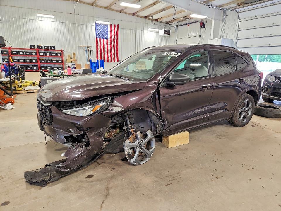 2023 Ford Escape VIN 1FMCU9MN9PUA57176 COPART salvage auction — FRONT END, Mn - Cert Of Title-Salvage, sold $3,050 on 2026-07-09 (photo 1)
